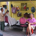 Kuala Lumpur - 091 - Coiffeur dans notre rue - Malaisie