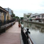 Melaka - 015 - Canal maisons - Malaisie