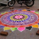 Pondy 023 - Kolam - Inde