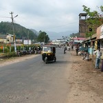 Munnar 065  - Ville et rikchaw - Inde