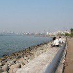 Bombay 014 - Cote, Marine drive - Inde