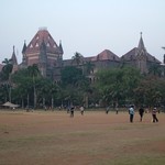 Bombay 016 - Universite et terrain de criquet - Inde