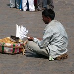 Bombay 035 - Vendeur de cacahuete - Inde