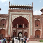 Agra 001 - Taj Mahal - Entree - Inde