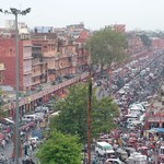 Jaipur 014 - Rue animee - Inde