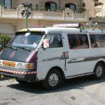 Maalula 248 - Flo dans minibus - Syrie