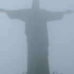 Rio 065 - Christ redempteur avec echafaudages - Bresil