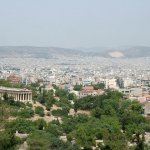 Athenes 098 - Temple et ville - Grece