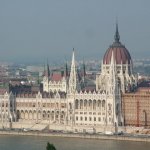 039 - Budapest vue de haut Parlement - Hongrie