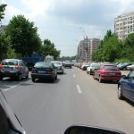 Roumanie 031 - Embouteillages Bucarest