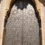 Casablanca 042 - Motifs mosquee Hassan II - Maroc