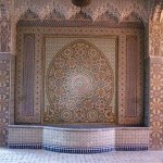 Marrakech 027 - Fontaine Mozaique - Maroc