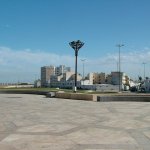 Casablanca 047 - Place devant mosquee Hassan II - Maroc