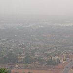 Bamako 031 - vue d'en haut centre - Mali