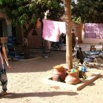 Bamako 015 - Maison Cisse cour - Mali