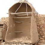 Pays Dogon Djiguibombo 034 - Grenier vide ouvert - Mali