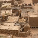 Pays Dogon Teli 148 - Village vu d'en haut cases - Mali