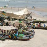 Elmina 108 - Pecheurs plage - Ghana