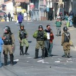 La Paz 172 - Manifestations policiers - Bolivie