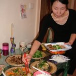 Ghangzhou - Repas chez violaine - Belle soeur - Chine