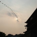 Xi'an 080 - Cerf-volants batiment - Chine