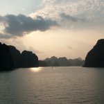 Baie d'Along - 265 - Couche de soleil baie - Vietnam