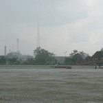 Bangkok Bateau - 091 - Pluie sur eau - Thailande