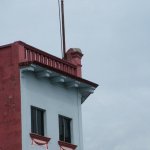 Melaka - 021 - Balcon et drapeau - Malaisie