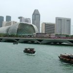 Singapour - 126 - Immeuble et fleuve