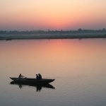 Benares Varanasi 053 - Lever de soleil sur Gange - Inde