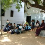 Benares Varanasi 020 - Ecole Gangotri - Cour - Inde
